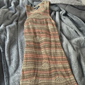 Steve Madden Multicolor Knit Midi Dress